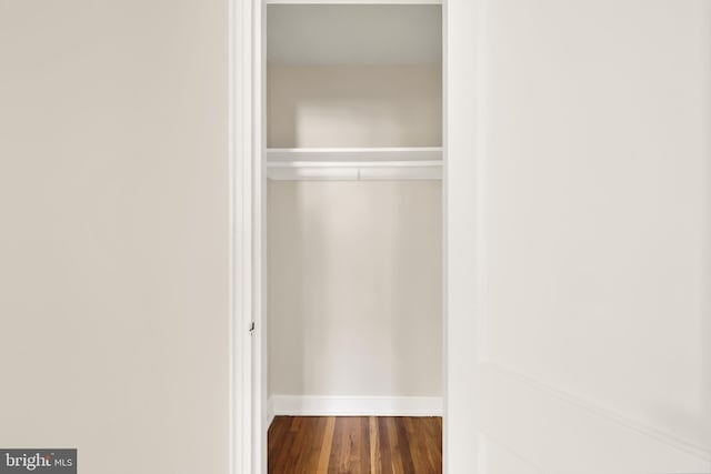 view of closet