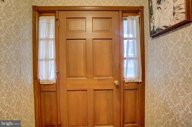 entrance foyer with plenty of natural light