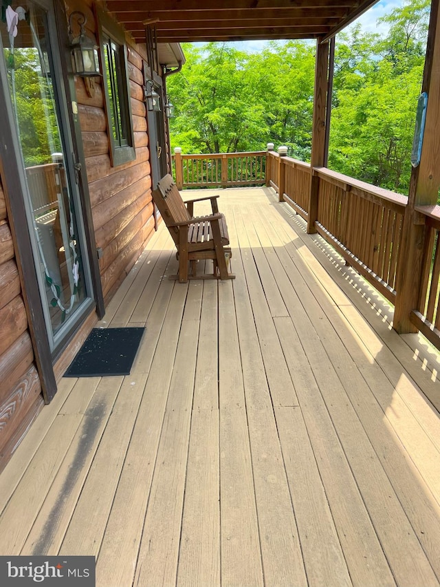 view of deck