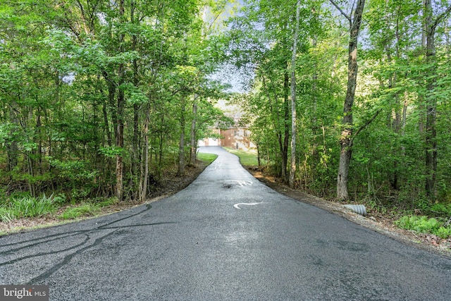 view of road