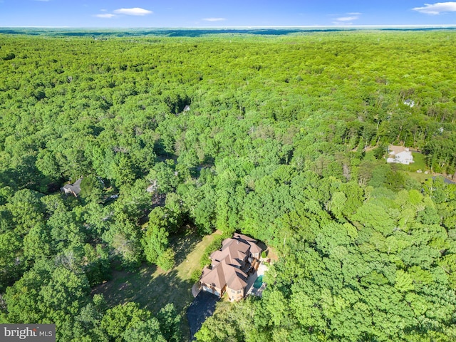 view of aerial view