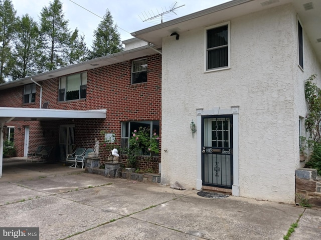 view of back of property