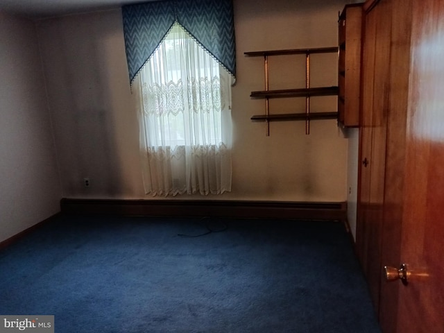 spare room featuring carpet