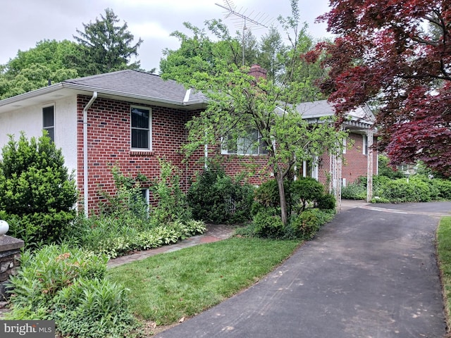 view of front of home