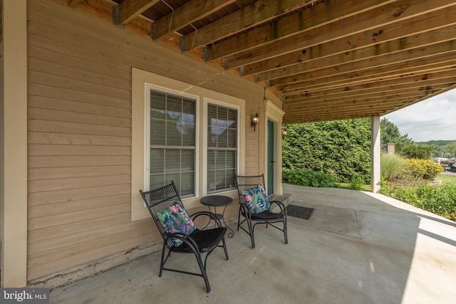 view of patio