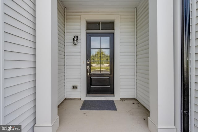 view of entrance to property