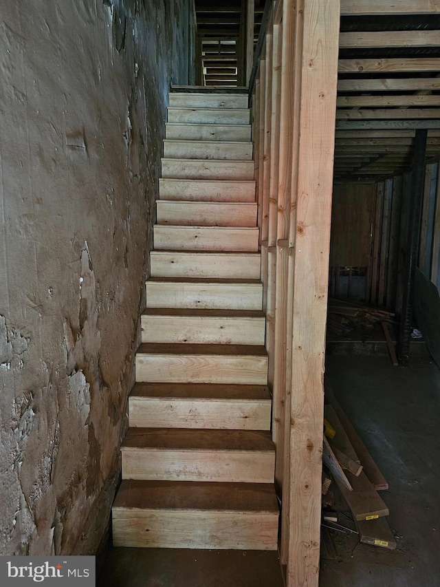 view of staircase