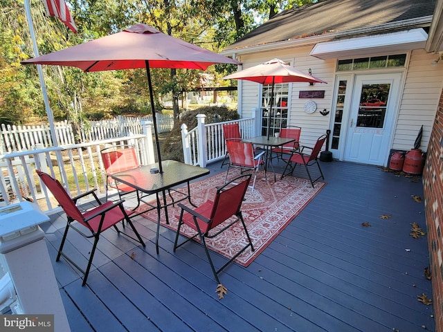 view of deck