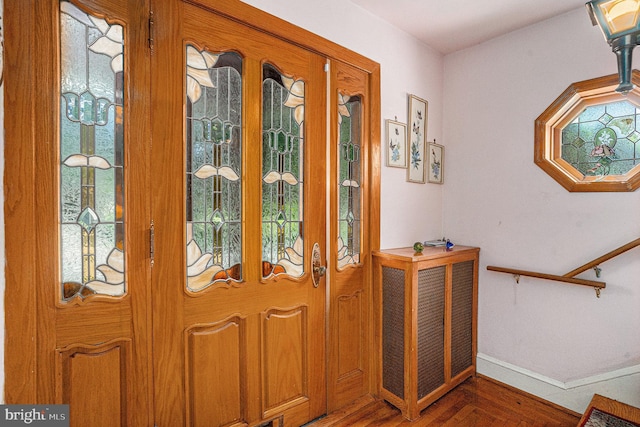 view of entrance foyer