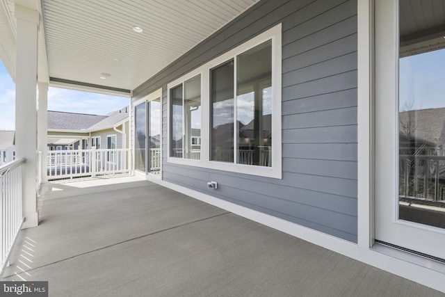 view of patio / terrace featuring a porch