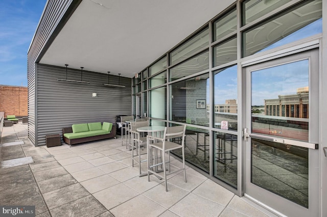 view of patio / terrace with outdoor lounge area