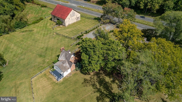1791 Warrenton Rd, Fredericksburg, VA 22406 - aerial overview of property's location with rural landscape