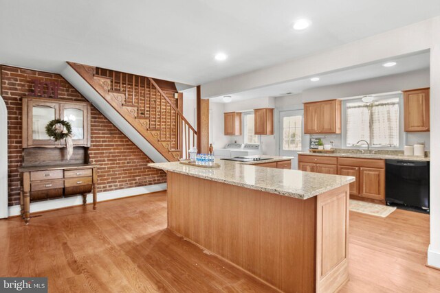 unfurnished living room featuring hardwood / wood-style floors