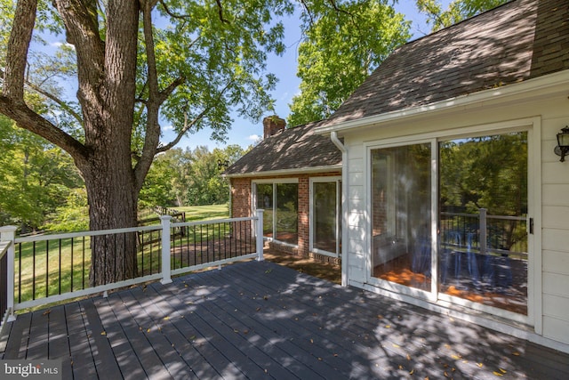 1791 Warrenton Rd, Fredericksburg, VA 22406 - view of wooden deck