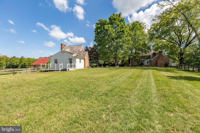 1791 Warrenton Rd, Fredericksburg, VA 22406 - view of yard with a deck