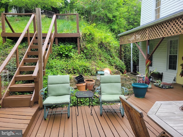 view of deck