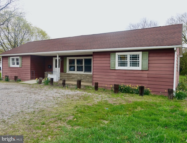 view of ranch-style house