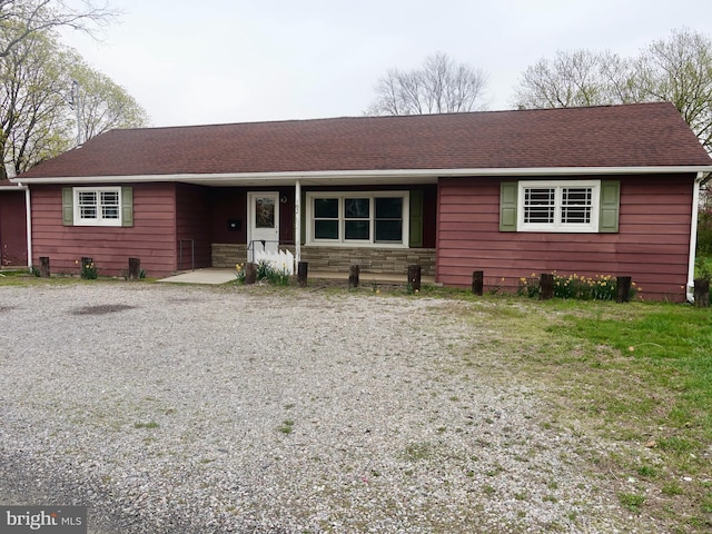 view of ranch-style house