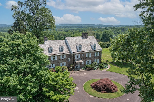 view of drone / aerial view