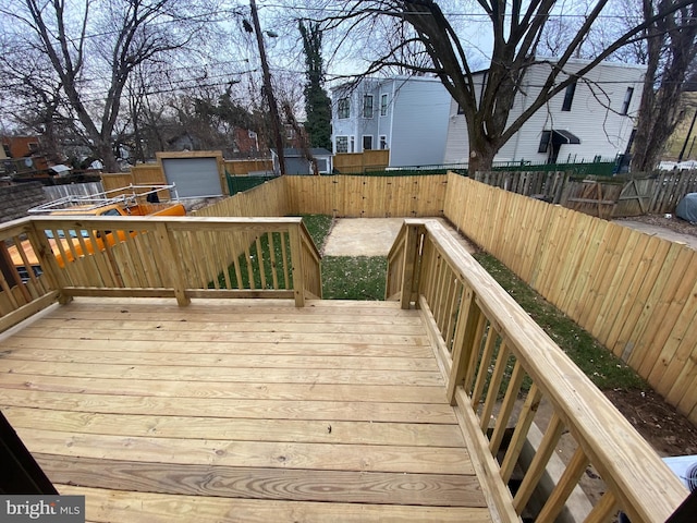 view of deck