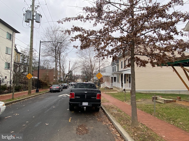 view of road