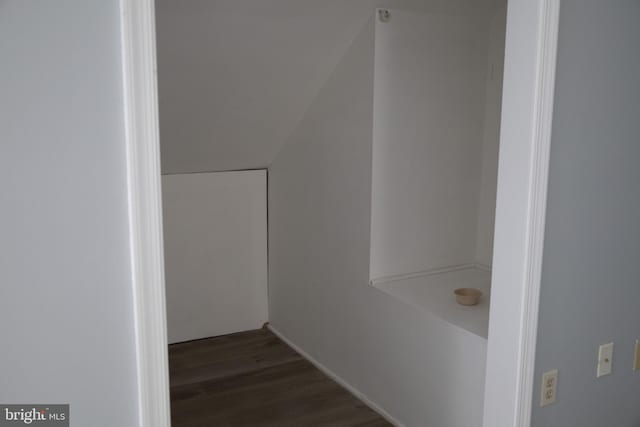 bathroom featuring hardwood / wood-style flooring