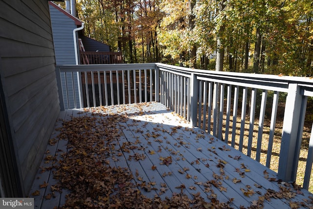 view of deck