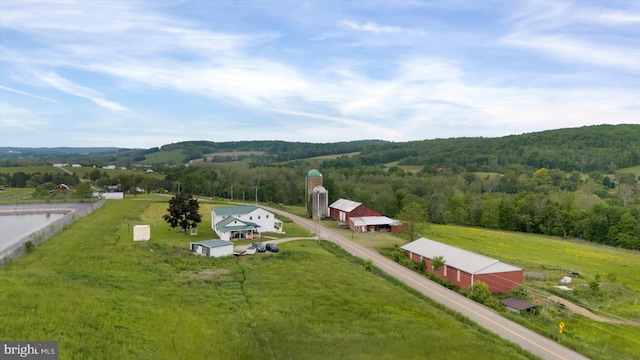 view of aerial view