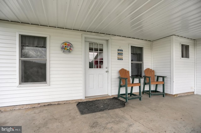 view of property entrance