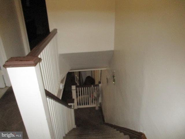 view of stairs