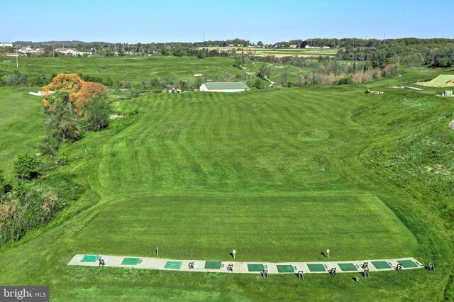 drone / aerial view featuring a rural view