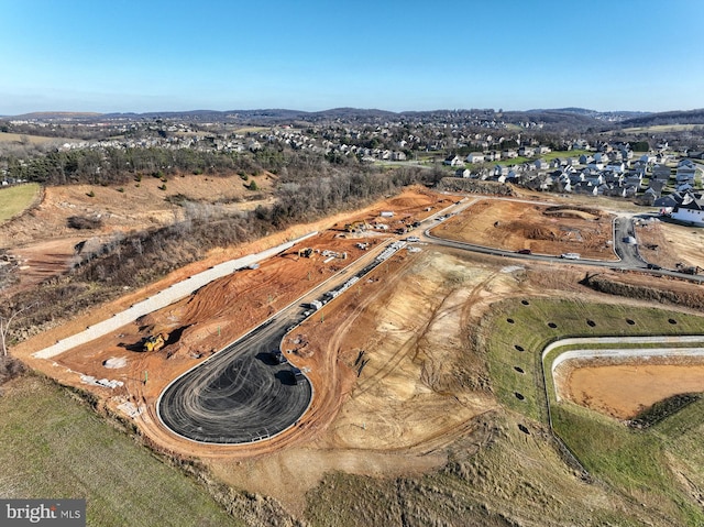 aerial view featuring a residential view