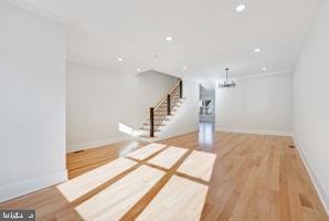 interior space with wood-type flooring