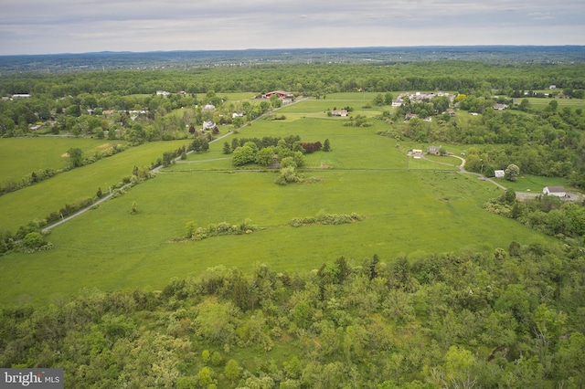 view of aerial view