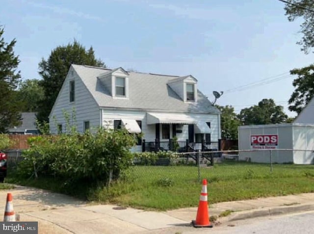 view of cape cod-style house