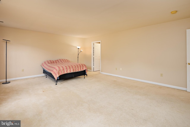 bedroom featuring carpet flooring