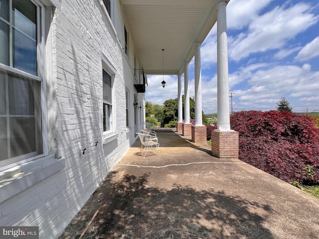 view of patio