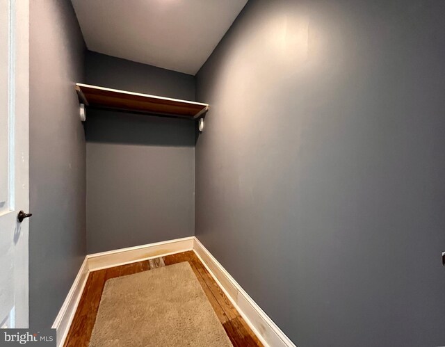 interior space featuring hardwood / wood-style flooring