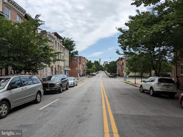 view of road