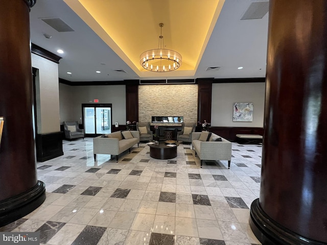 view of building lobby