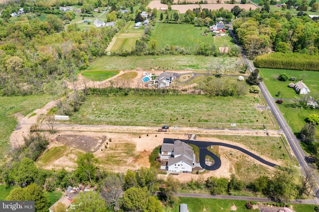 view of aerial view