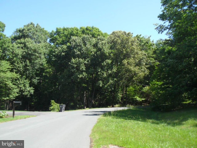 view of road