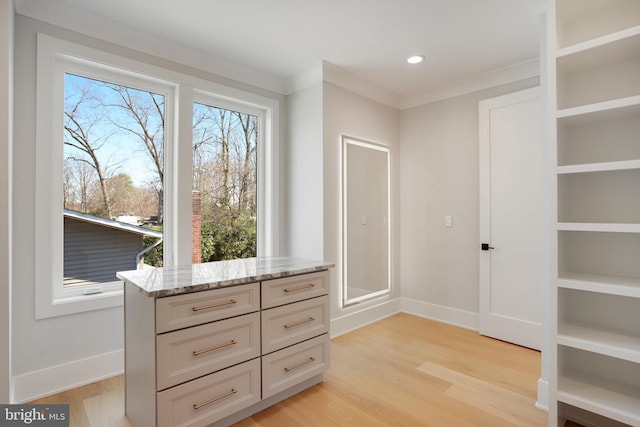 7013 Raleigh Rd, Annandale, VA 22003 - walk in closet with light wood-style floors
