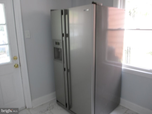 unfurnished room featuring dark hardwood / wood-style flooring