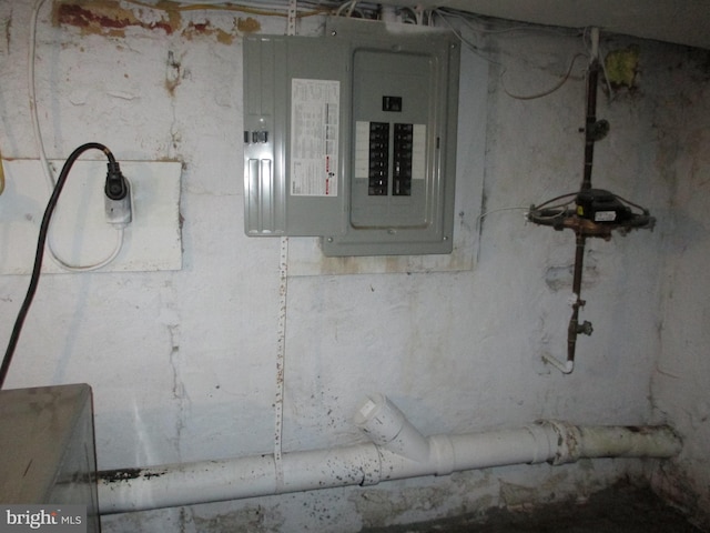 utility room featuring electric panel