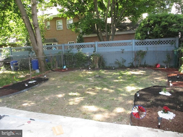 view of yard