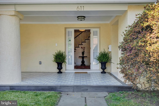 view of entrance to property