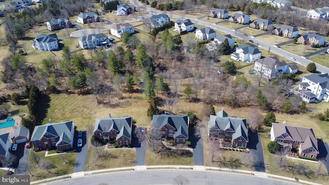 birds eye view of property featuring a residential view