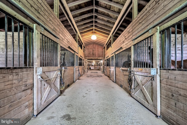 view of stable