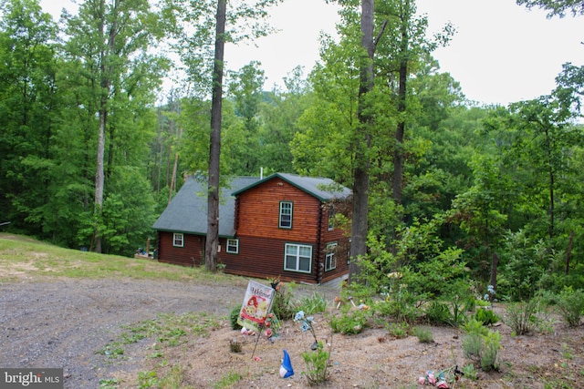 view of property exterior